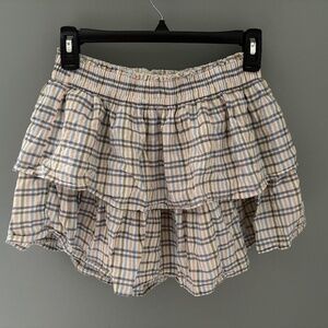 Aerie Plaid Mini Skirt Size Small